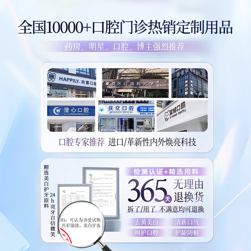 葵花美白牙膏去口臭去黄去牙渍去烟渍牙垢十大知名品牌含氟护龈 4支【7天去黄去渍-有效真测】