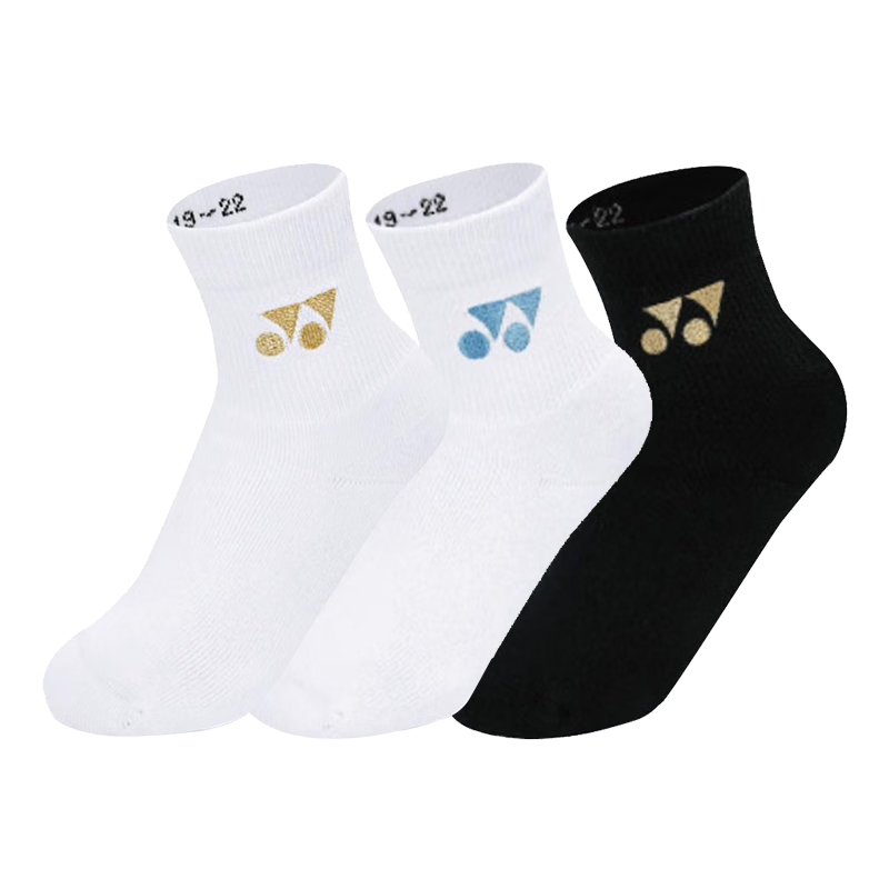 �����˹YONEX��ë��������͸��������רҵ�˶���345024BCR�ڰ׽�3˫װ 73.9Ԫ