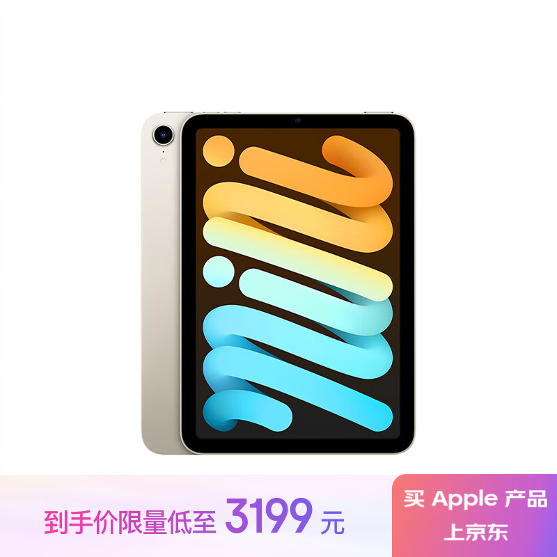 Apple/ƻ�� iPad mini(�� 6 ��)8.3Ӣ��ƽ�����(mini6/64GB WLAN��/MK7P3CH/A)�ǹ�ɫ