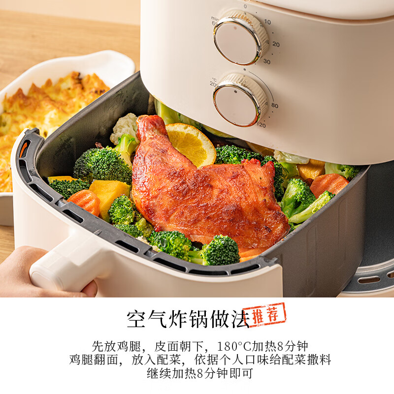 素坊手枪腿烤时蔬轻食 奥尔良战斧大鸡腿空气炸锅新鲜冷冻半成品美食 【双拼4袋】奥尔良味2+卤辣味2