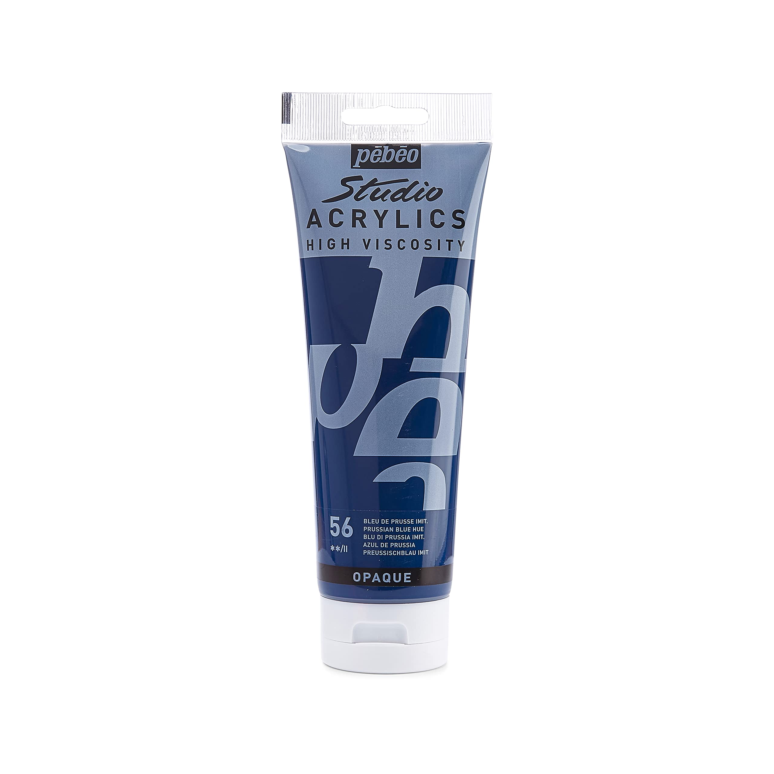 高粘度丙烯颜料 普鲁士蓝色 艺术绘画专用 250ml