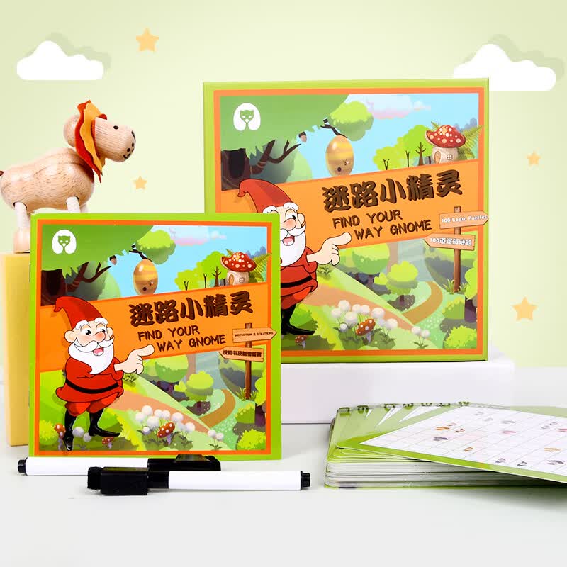 矮油物趣 迷路小精灵桌游 儿童趣味创意益智玩具互动闯关进阶思维迷宫玩具 【迷路小精灵】