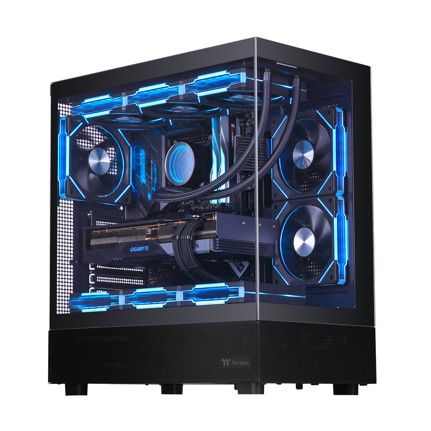 技嘉 i5 14600KF RTX5060Ti/5070/Ultra5 245KF 電競游戲直播設計AI海景房電腦主機組裝機 配置一：14600KF丨準系統