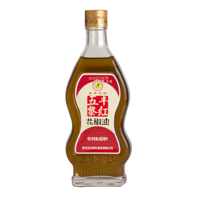 五豐黎紅花椒油400ml零添加花椒油麻椒油麻油特麻炒菜涼拌調(diào)味油 黎紅花椒油400ml*1瓶