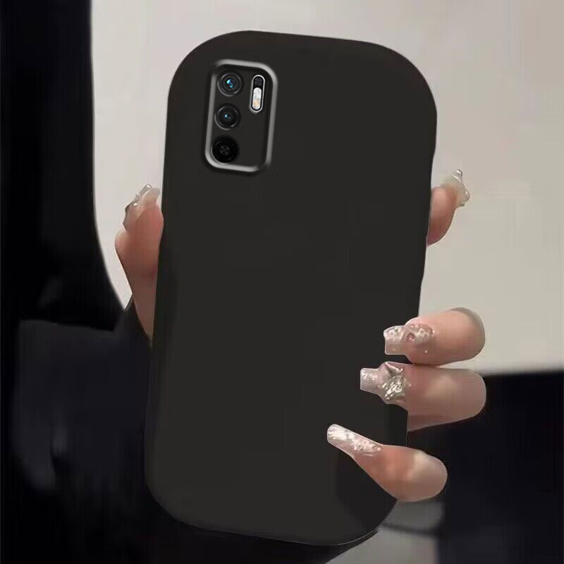 含丘适用红米NOTE9手机壳红米NOTE9PRO保护套液态精孔全包防摔简约风男女网红潮流新款NOTE8PRO软壳 黑色 红米NOTE9