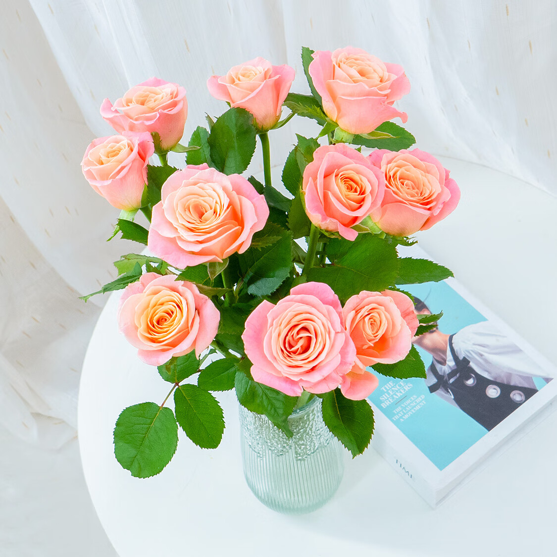 钟爱钟爱向日葵5枝 随机单色玫瑰10枝