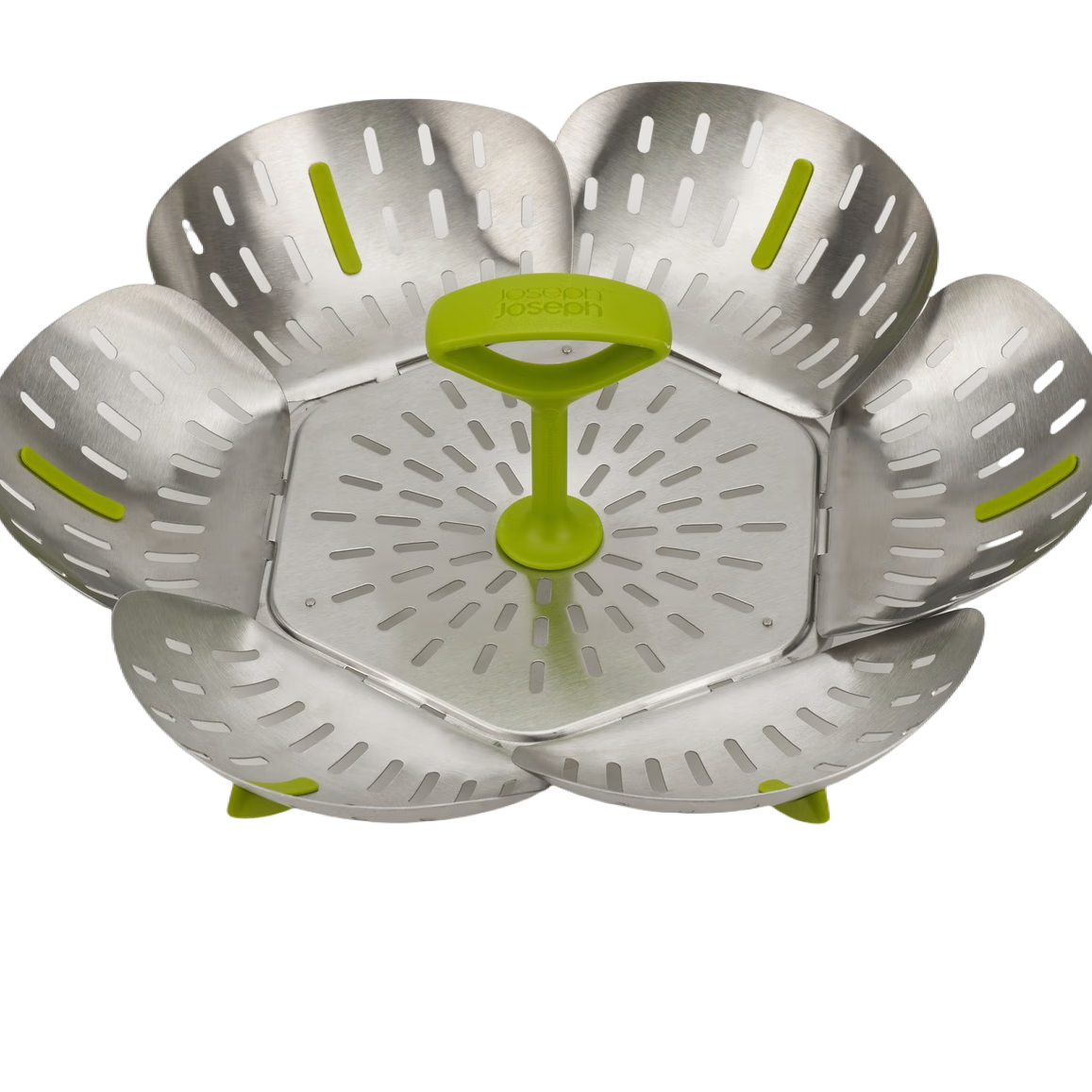 JOSEPH JOSEPH 蓮花可折疊蒸煮籃/易收納輔食營(yíng)養餐用 不銹鋼蓮花蒸籠提手式 45033