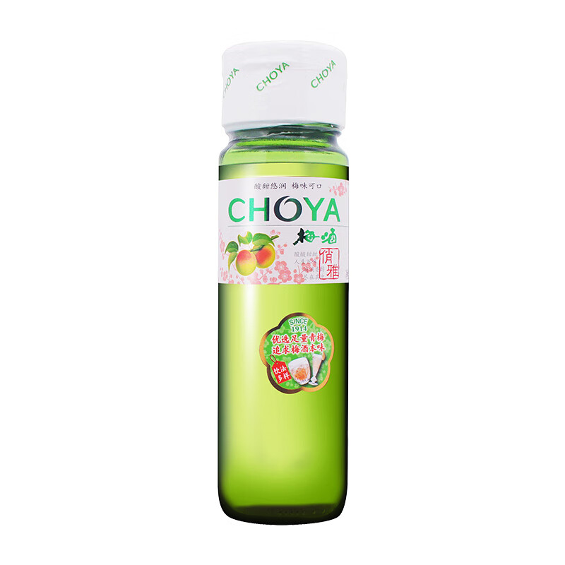CHOYA俏雅梅酒蝶矢青梅酒果酒梅味配制黑糖味蜂蜜梅酒利口酒820ml 俏雅青梅梅酒 820ml