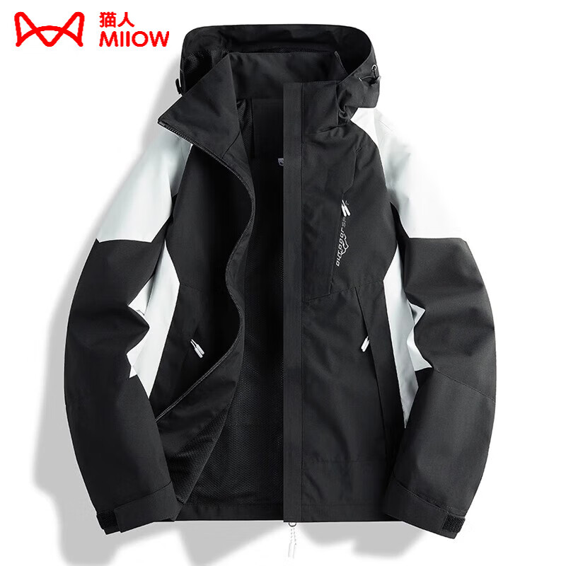 ���ڲ�����è�ˣ�MiiOW�����������Ů��chic�¿���籡��п˳��ƻ��ⵥ���ɽ�� LSM1818D�ڰ�-��(������) XXL