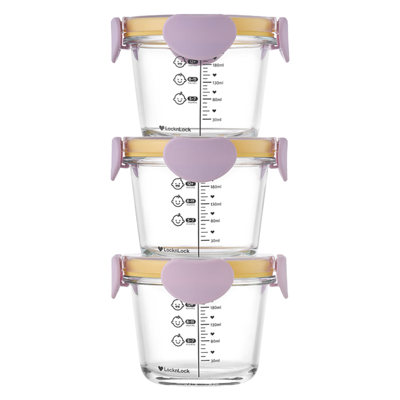 ֿֿۣLOCK&LOCKӤʳ Ȳʳ ͯ䶳ʺ ɫ260ml*3 106.52Ԫ