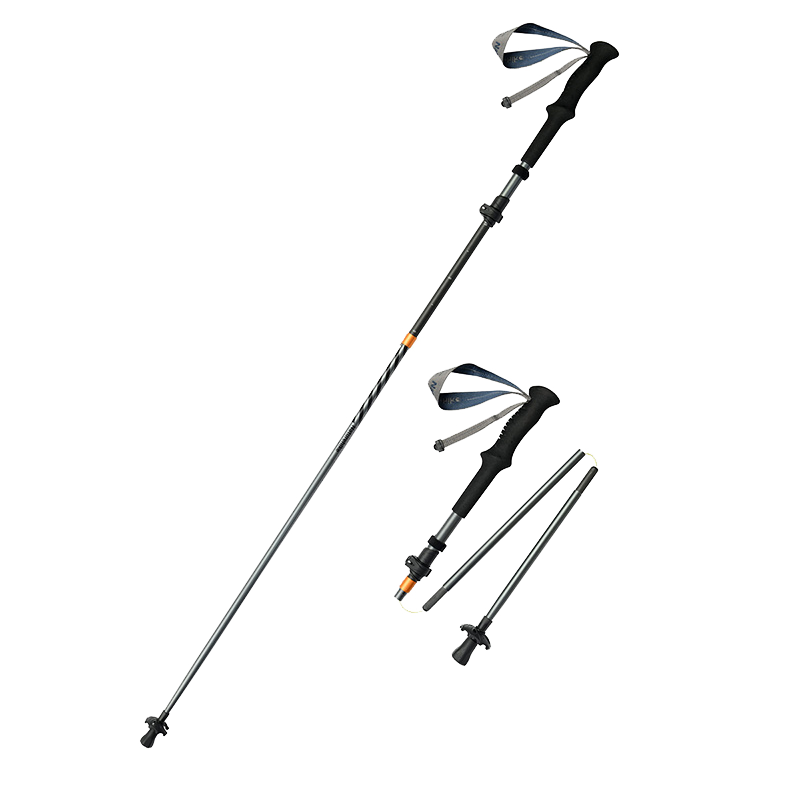 挪客Naturehike長(cháng)風(fēng)5節登山杖碳纖維加鋁合金折疊伸縮超輕徒步越野杖 湖心綠-長(cháng)風(fēng)UL【小號103-120cm】