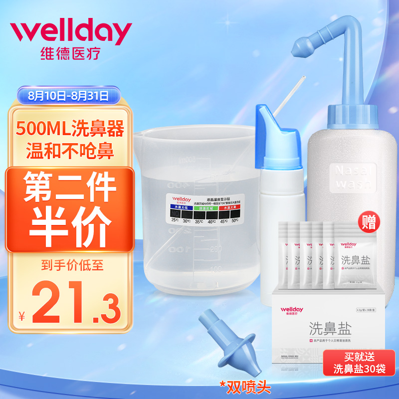 维德洗鼻器价钱走势及用户评测