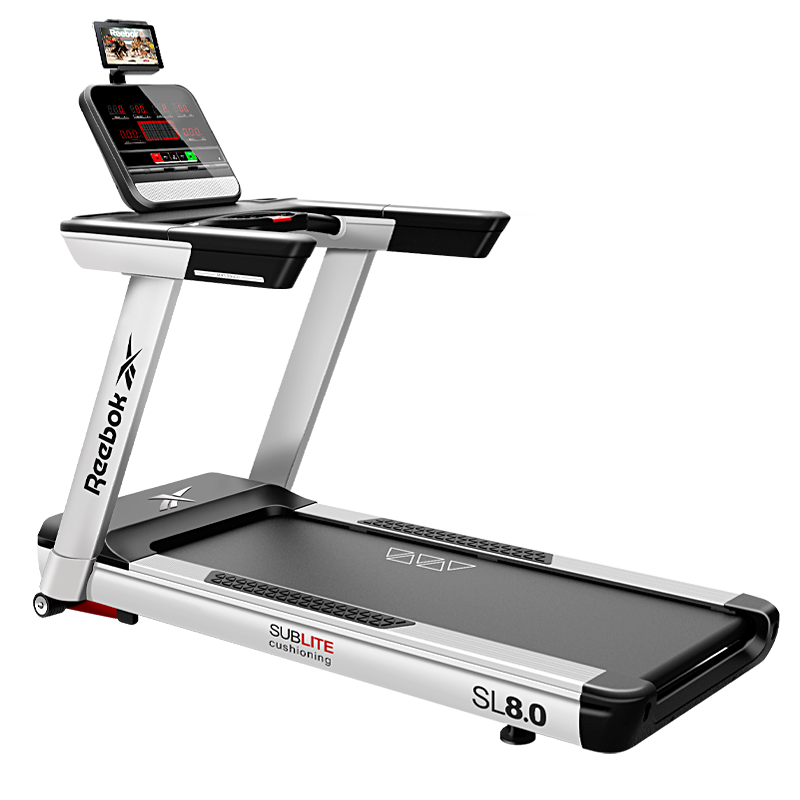 Reebok銳步 跑步機(jī)家庭用靜音減震爬坡智能運(yùn)動健身器材SL8.0DC
