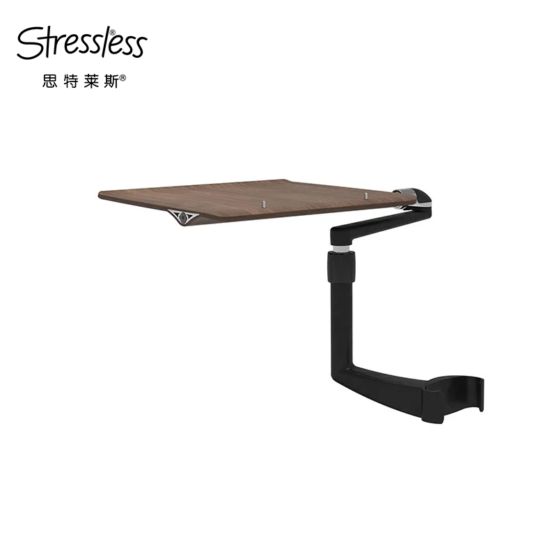 思特莱斯【积分兑礼】Stressless柚木色电脑桌（仅木底座、办公椅适用）