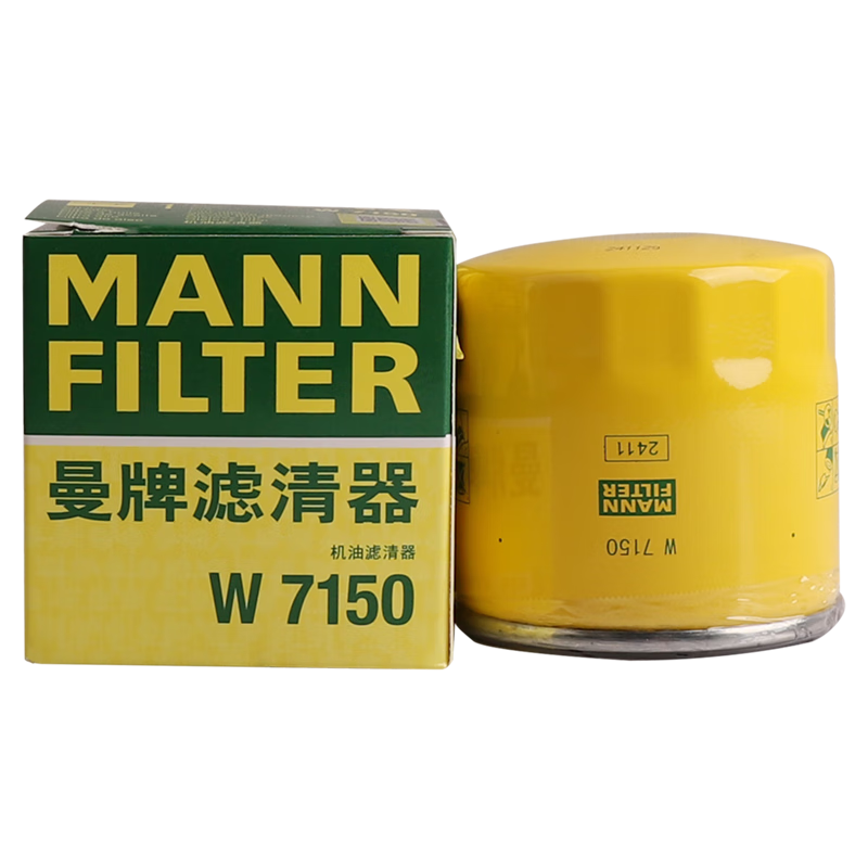 曼牌（MANNFILTER）機(jī)油濾清器機(jī)濾機(jī)油濾芯W(wǎng)7008/W7150?？怂姑傻蠚W福睿斯翼虎翼博