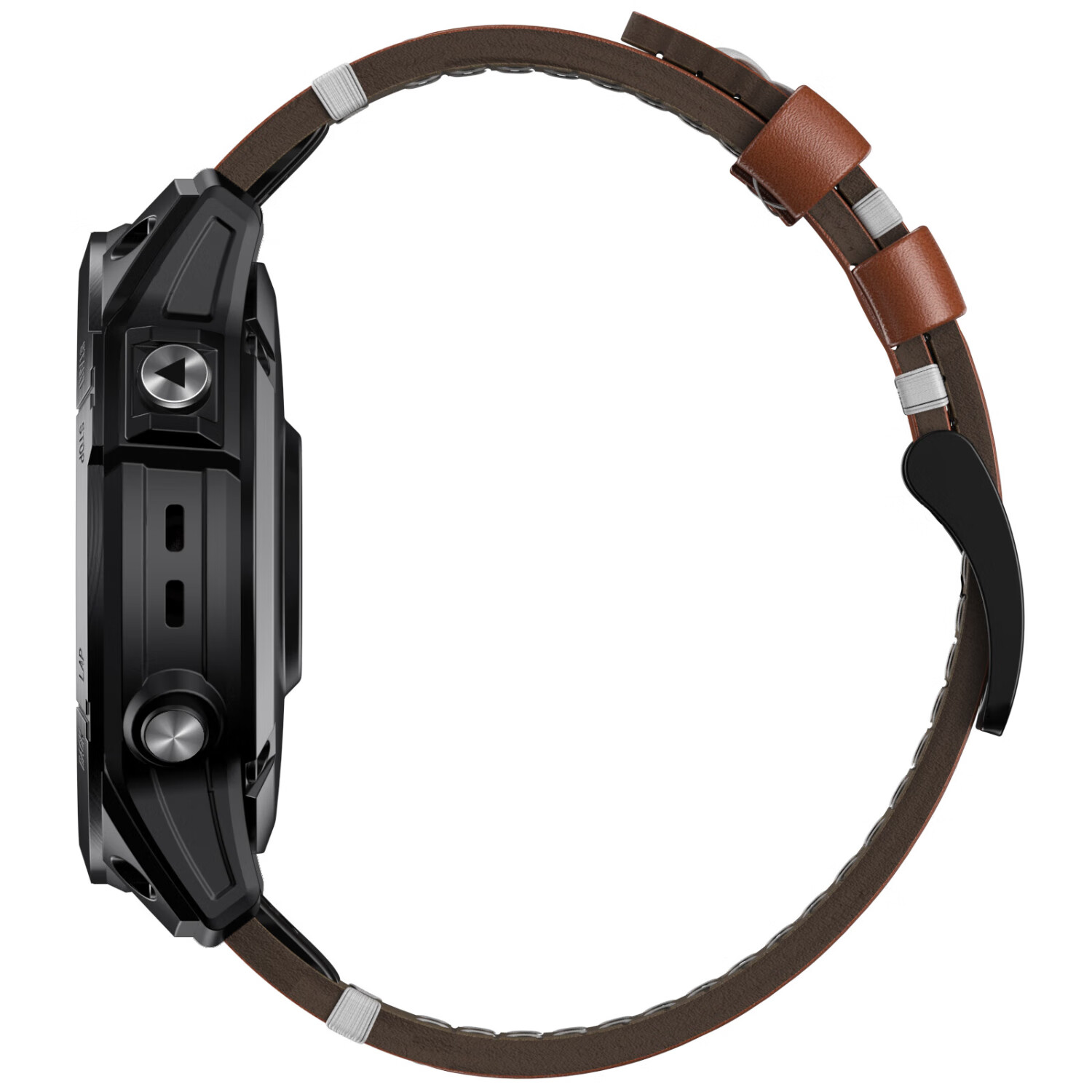 ENDUROBAND适用于佳明fenix7/6xpro/epix2/5X plus飞耐时3HR/本能Instinct手表带经典牛皮手表带 棕色-真皮表带 佳明22mm通用接口