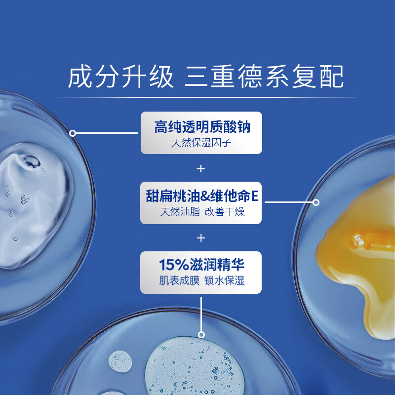 妮维雅（NIVEA）【孙颖莎同款】女士身体乳润肤滋润补水保湿美白特证滋养新年礼物 【72H滋养】大蓝瓶乳液200ml*2