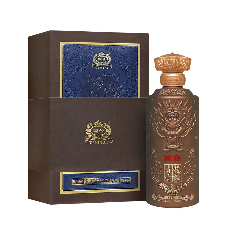 GUOTAI 国台好礼 53%vol 酱香型白酒 500ml GUOTAI 国台贵州酒业53度500mL 1瓶商务用酒酱香型白酒【报价价格