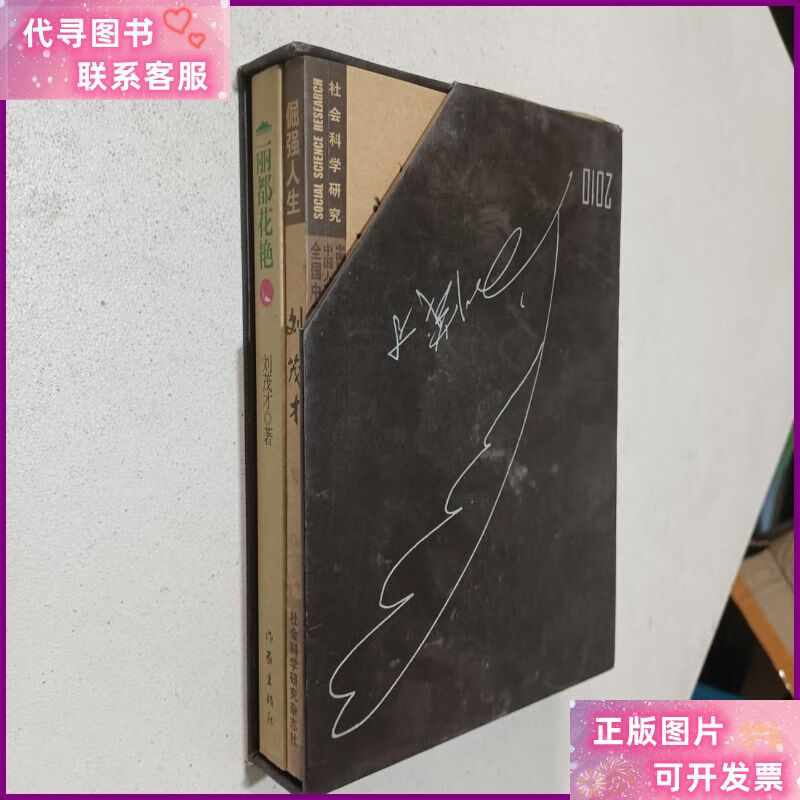 当代都市风情小说 丽都花艳+倔强人生（带盒） 作家出版社二手书