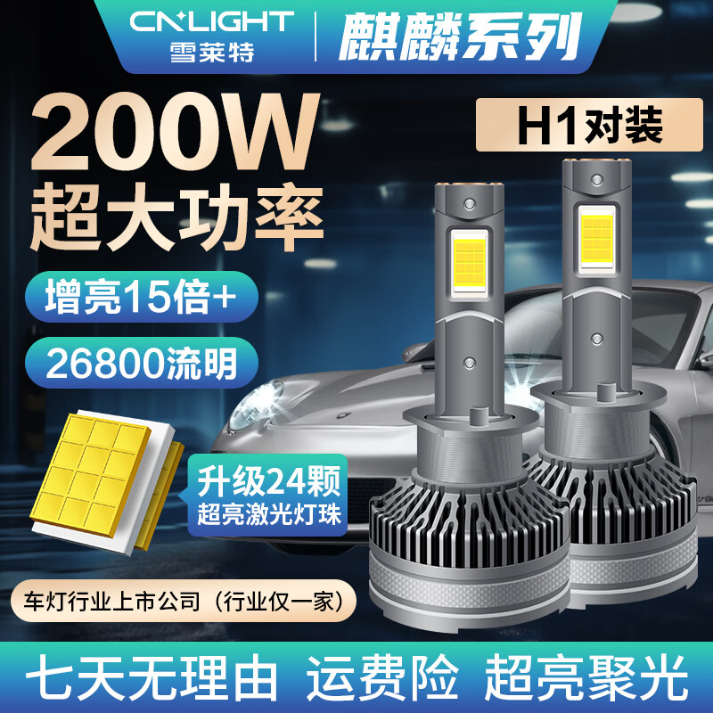 ѩ���أ�Cnlight��24���顾200w��������H1 ����LED��Ƴ�������Զ��ۼ����ݴ��