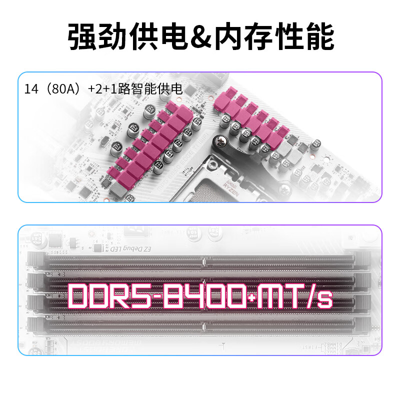 微星 MPG B850 EDGE TI WIFI 7刀锋钛 图 6