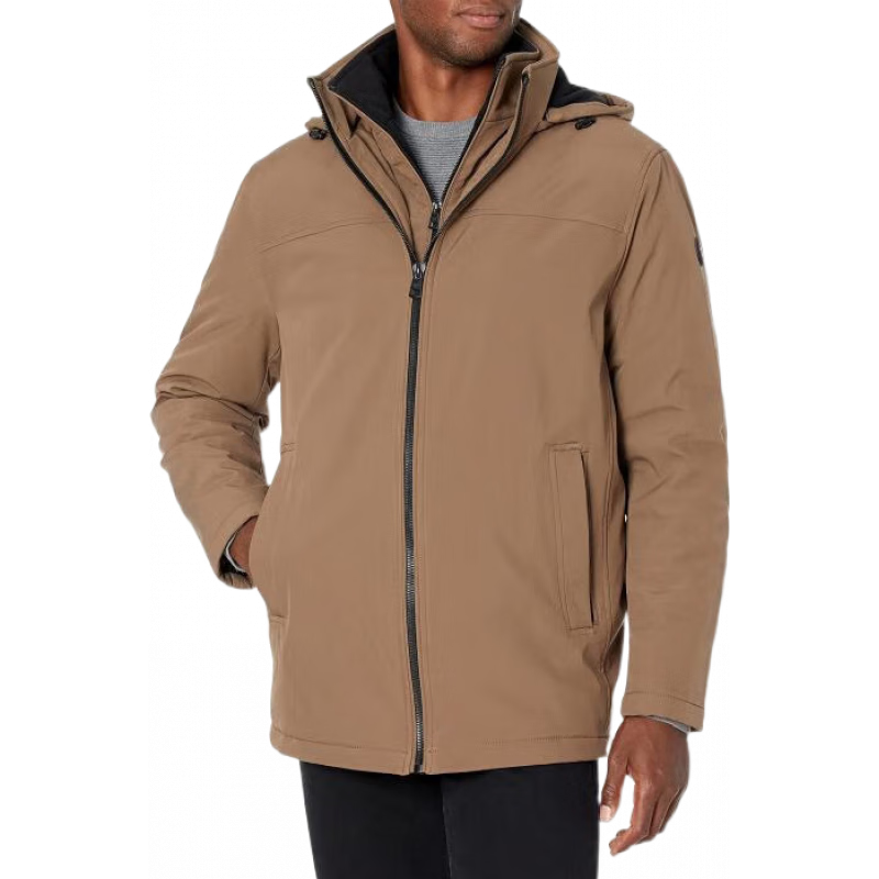 Calvin Klein男士春夏外套防水防風(fēng)夾克保暖美國(guó)CK品牌大衣奢侈品服飾9623185 Dark Tan M D