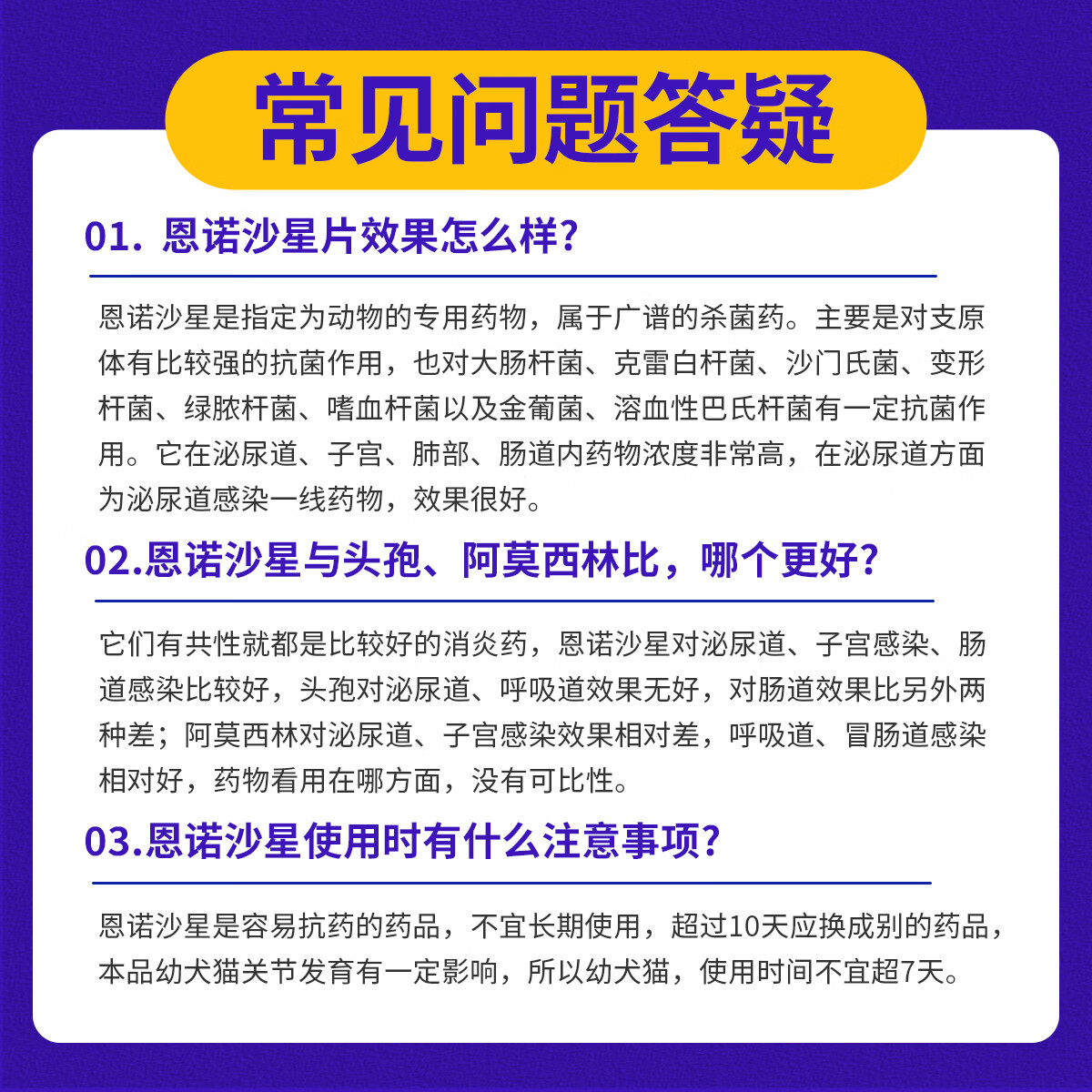 咪凹医生恩诺沙星片12片/盒狗狗猫咪泌尿感染尿血呼吸道感染消炎