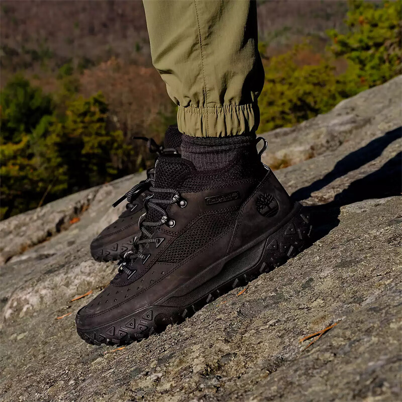 添柏岚（Timberland）GreenStride™ Motion 6 防滑耐磨抓地登山徒步鞋男子户外休闲鞋 黑色Black 40
