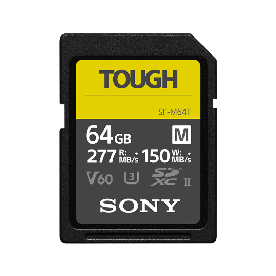 ᣨSONY64GB SD洢 SF-M64T/T1 MϵTOUGH U3 V60ٸߴ277MB/s UHS-II ڴ濨