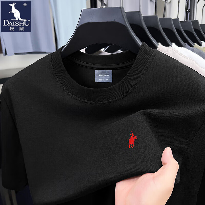 ���ڲ���������DAISHU��������ʿ����T�����ļ����ɫ���д���Բ�������������� AS2505��ɫ 4XL �Ƽ�190-210��