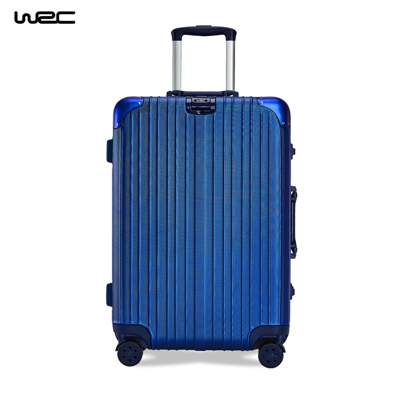 wrc商务铝拉杆箱旅行箱行李箱 w-j770 蓝色 20寸