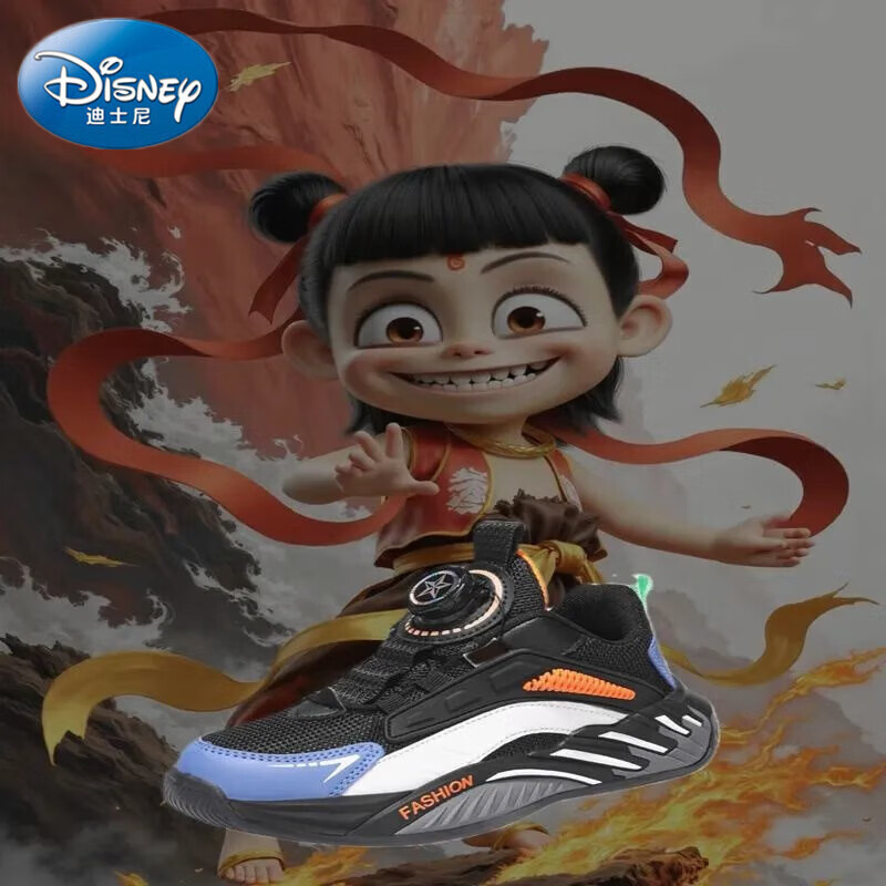 ��ʿ�ᣨDisney����߸�ֺ��޶�����ͯ�˶�Ь����������С��Ь�д�ͯŦ������ܲ�Ь ţ������˫��-�޶�� 28 �ڳ�17.8cm