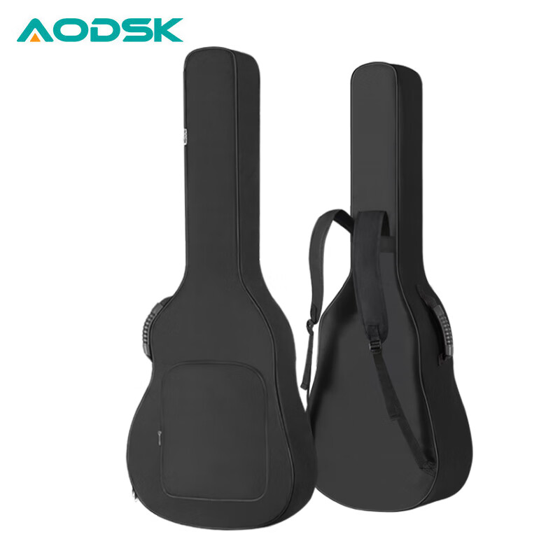 奥德斯克（AODSK）AB-G600吉他包双肩加厚琴包40寸41寸民谣电箱吉他手提通用 经典黑
