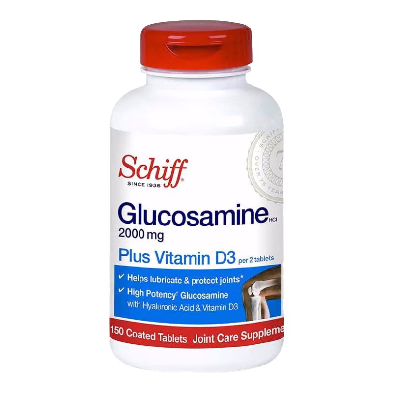 旭福(Schiff)進(jìn)口氨糖維生素D3透明質(zhì)酸關(guān)節(jié)維骨力軟骨素中年老人骨骼營養(yǎng)保健