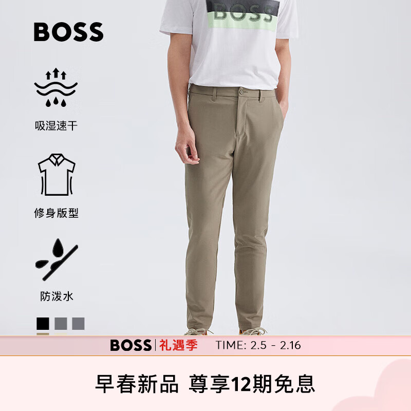 BOSS���������������ˮ ��ʪ͸������ʿ����ˮ���������������п� 334-����ɫ XS (44)