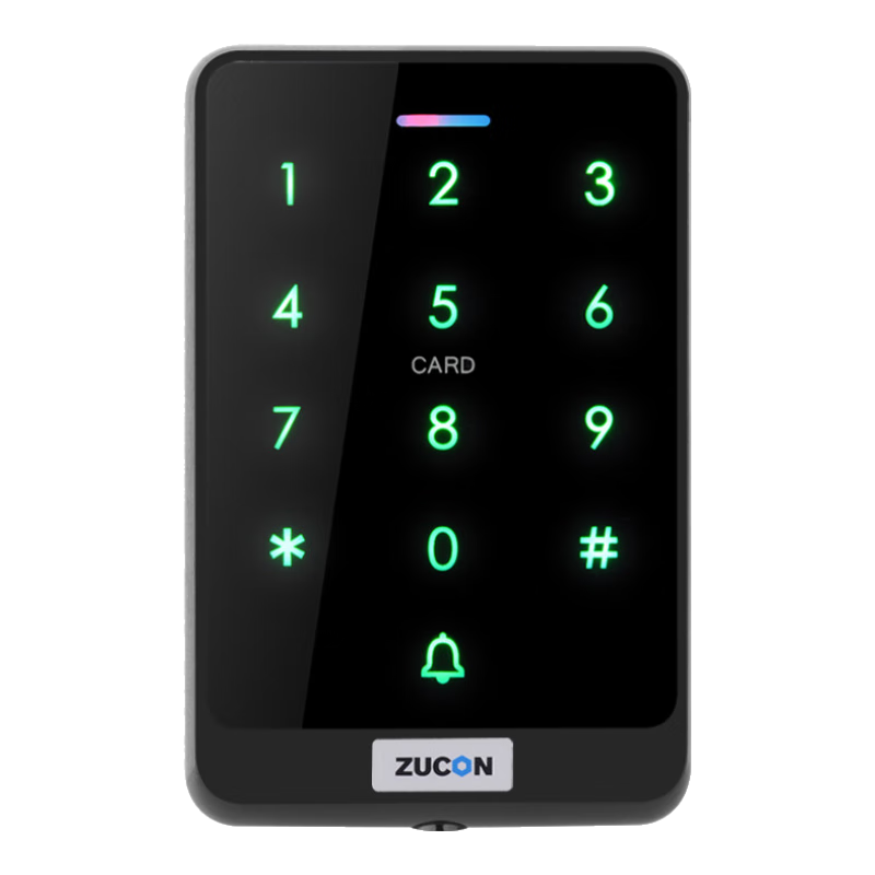 ZUCON刷卡密碼門禁一體機木門玻璃門門禁鎖磁力電插鎖X13門禁系統(tǒng)套裝 10號單磁力鎖帶L型支架