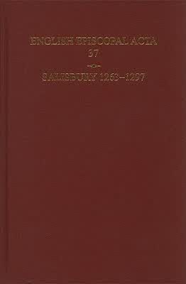 预订 English Episcopal Acta 37, Salisbury 1263-1297