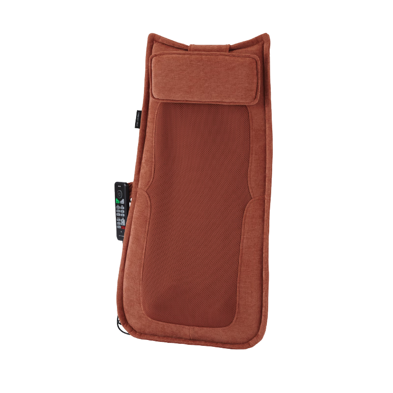 ATEX日本按摩器腰椎腰间盘突出多模式垫新年礼物送父母长辈女友 矫正按摩家用颈椎肩颈腰lourdes按摩仪 【棕色】多功能28种模式+背腰I坐垫+可拆洗