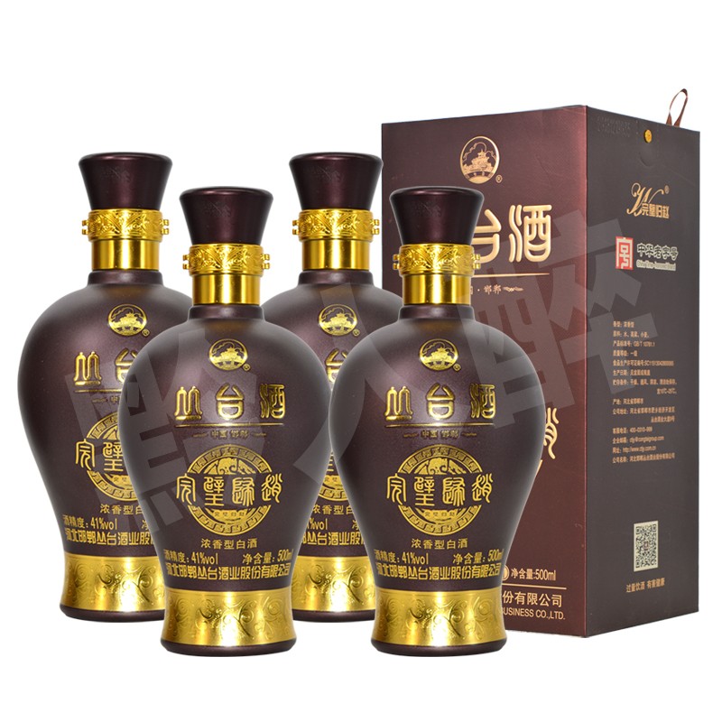 500ml 低度粮食酒 婚宴喜酒 宴请送人 特产礼品 丛台酒完璧归赵 500ml