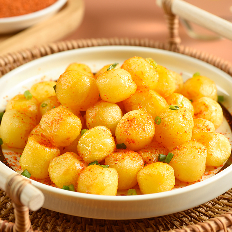 香辣黄金烤小土豆小吃解馋零食散装开袋即食素食礼包 香辣味小土豆