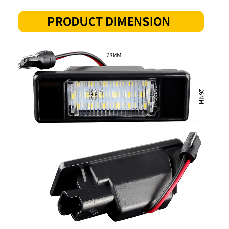 劲战适用奔驰威霆Vito W639 W906 唯雅诺Viano LED后车牌照灯总成白光 京东折扣/优惠券