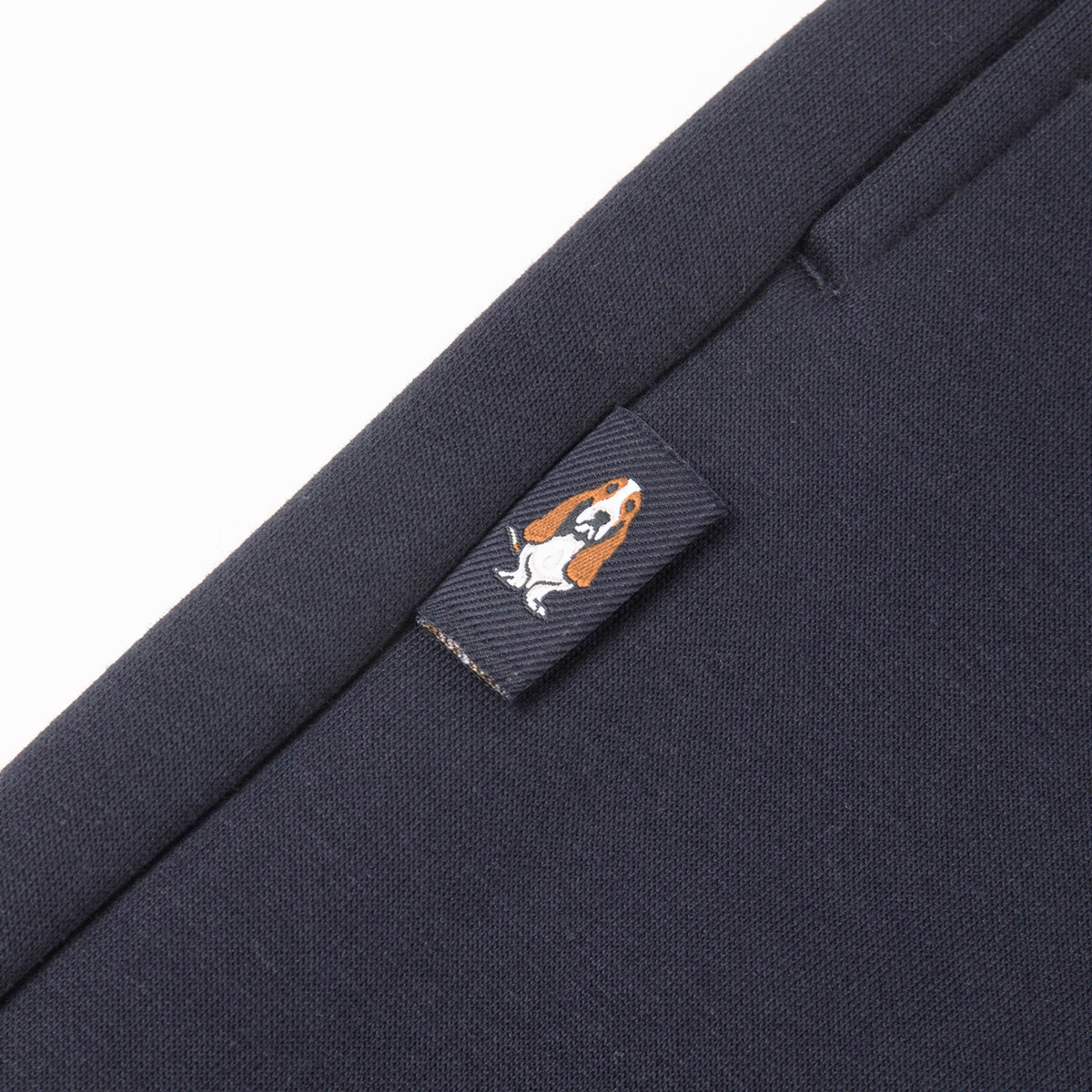 暇步士（Hush Puppies）童装儿童裤子2025冬季新款可爱舒适百搭针织净色一体绒长裤 藏蓝 160 cm