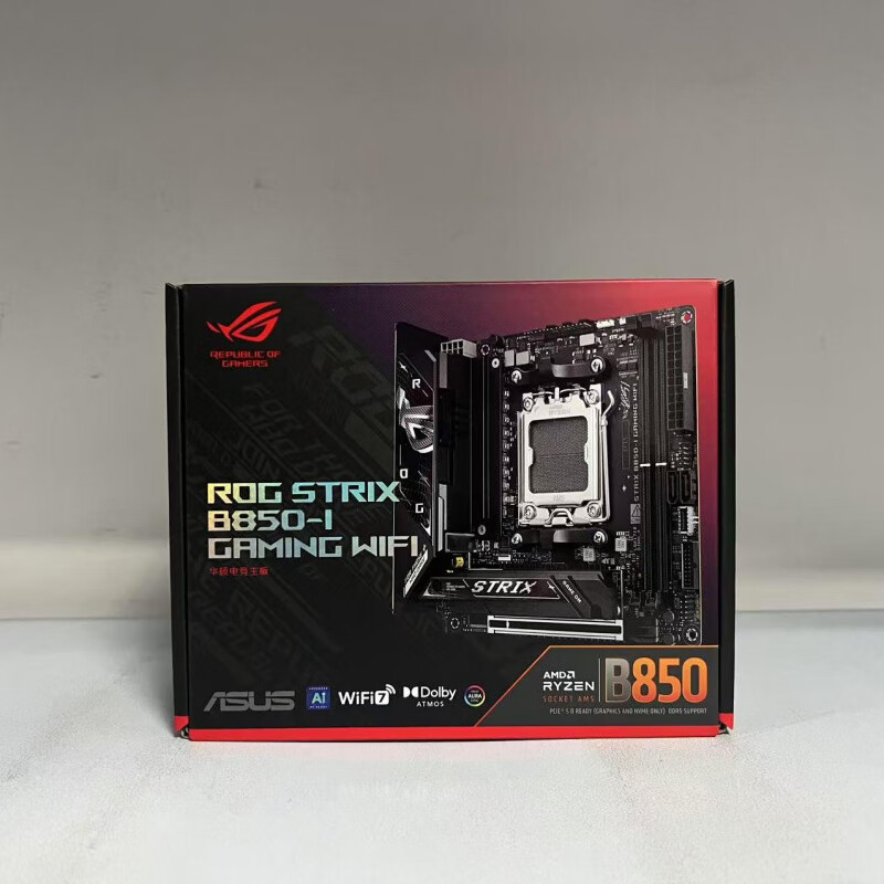 华硕 ASUS华硕ROG STRIX B650E-I/B850-I GAMING WIFI DDR5 迷你ITX主板 ROG STRIX B650E-I GAMING