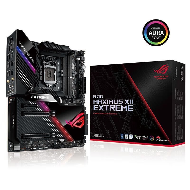 华硕 ASUS华硕ROG MAXIMUS XII EXTREME WI-FI全新M12E台式机支持D4 10900K 全新原包装配件齐全带雷电卡