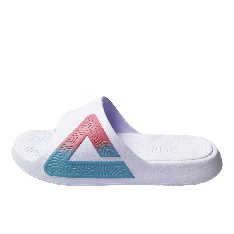 匹克(PEAK)态极拖鞋蔷薇之心运动拖鞋防滑沙滩鞋家居浴室凉拖男鞋虎啸花林 DL520557大白(蔷薇之心) 男款 44