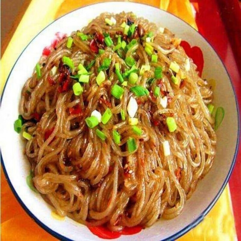 小鐘工坊紅薯粉條陜西安康漢陰特產(chǎn)傳統(tǒng)手工粉絲新老包裝隨機(jī)發(fā)貨散裝袋裝 1袋裝