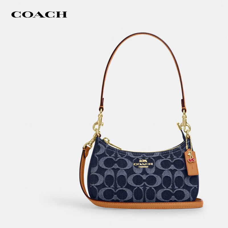 蔻馳（COACH）奢侈品女包單肩斜挎包CY735IMXIA【品牌授權(quán)】520送女友禮物