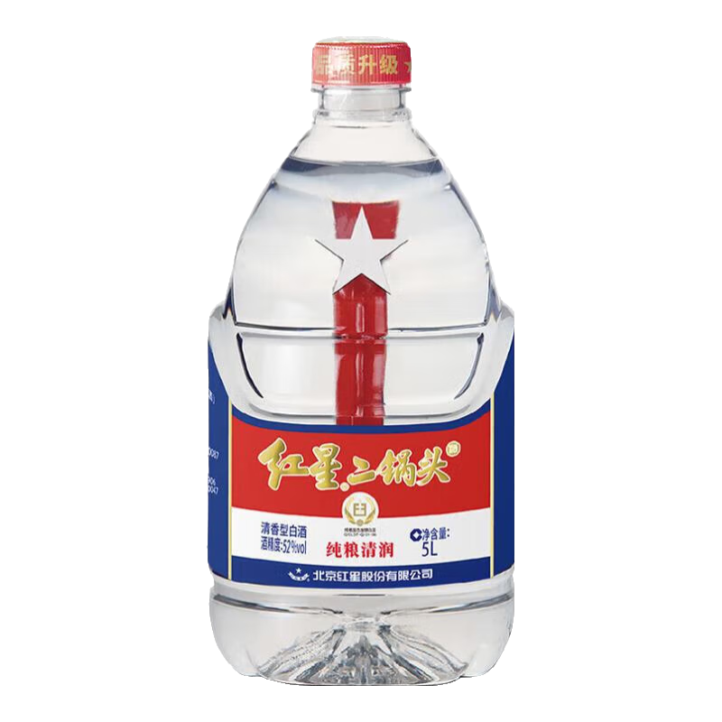 hongxingerguotou/���Ƕ���ͷ ��Ͱ 52�� ������ 5L 1ƿ 258Ԫ��2��(��129Ԫ/��)