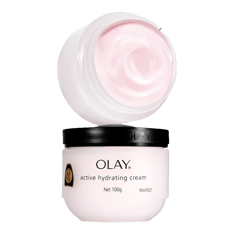 玉蘭油(OLAY)保濕面霜多效控油防曬護(hù)膚品滋潤乳霜抗皺淡紋修復(fù)敏感肌可用進(jìn)口 保濕霜100g*2罐