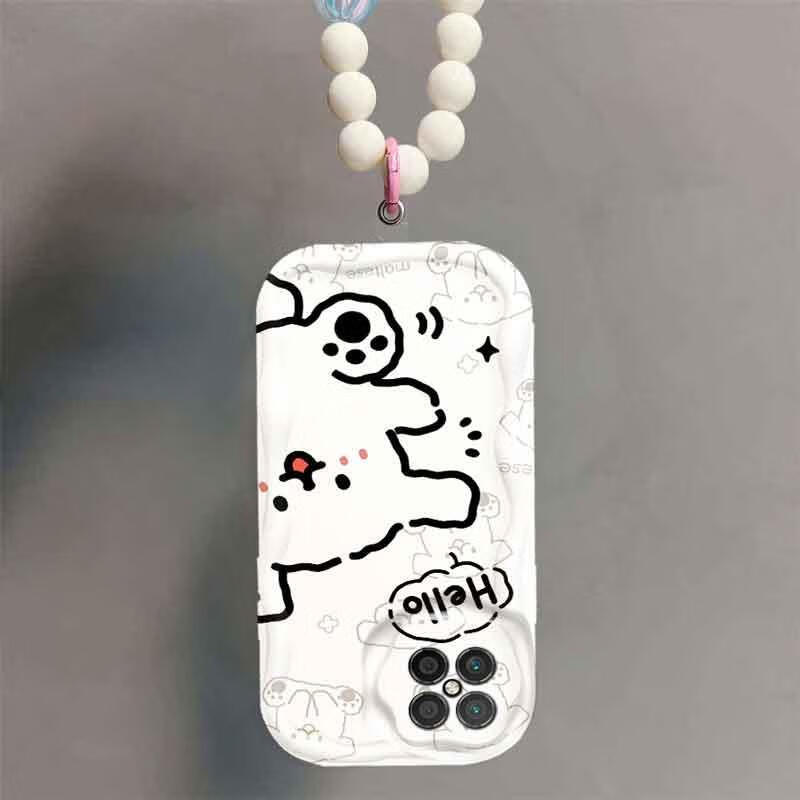 库洛熊适用于华为智选NZONES7PRO+手机壳华为智选NZONE50PRO保护套卡通ins风全包可爱卡通潮女防摔网红轻 【COOL小狗】【单壳】 华为智选 NZONE S7 Pro+